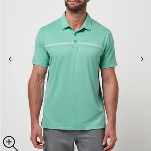 Travis Mathew Featherweight Chest Stripe Polo NWT